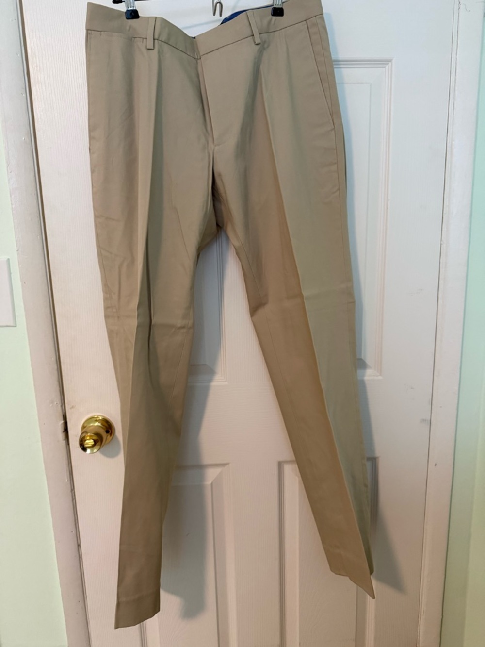 Mens Banana Republic Classic Fit Flat Front Dress Pants New WT 32/32 100% Cotton